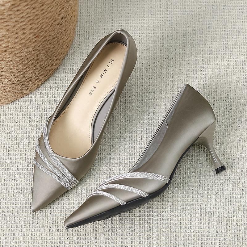 Pointed Stiletto Classy Heels - Viexta
