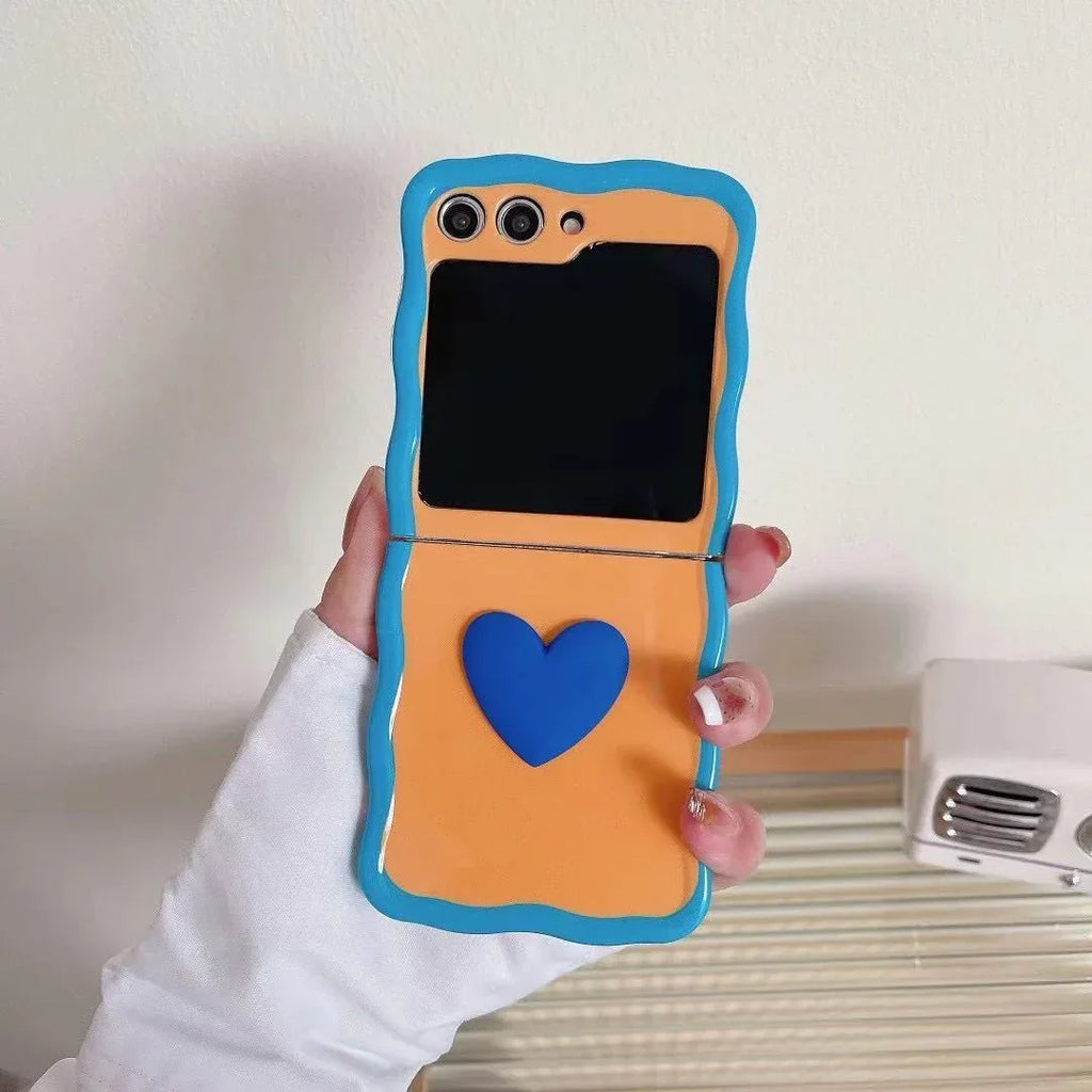 Small Heart Plush Lanyard Samsung Case - Viexta