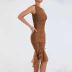 Summer Slim Skinny Sleeveless Dress - Viexta