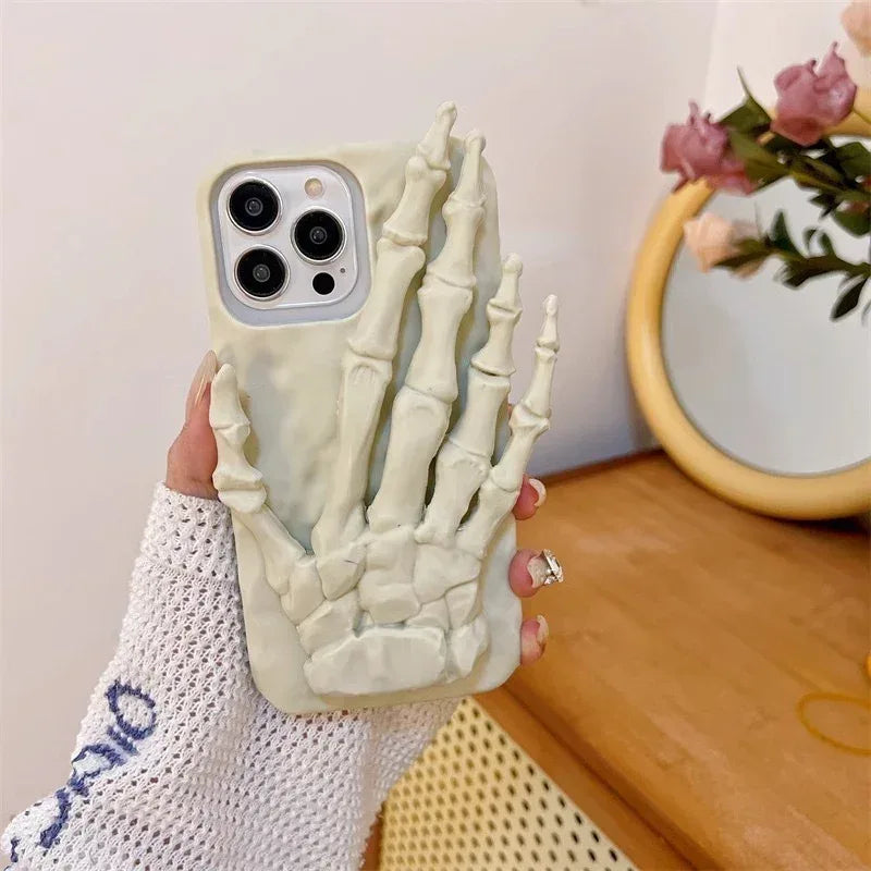 Skull Hand Bone iPhone Protective Case - Viexta