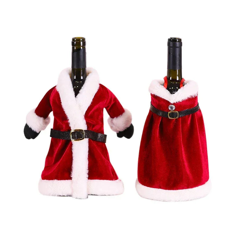 christmas-decorations-christmas-wine-bottle-socks - Viexta
