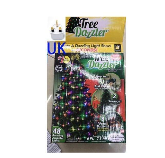 64 Light Dazzler Shower Tree Light Show Of Christmas Tree - Viexta