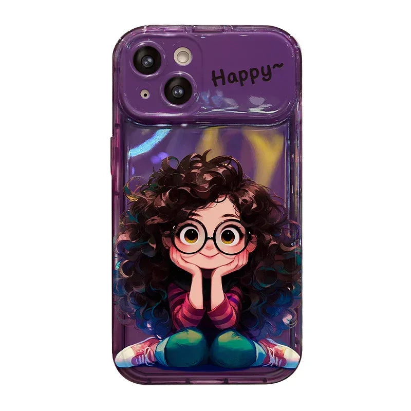 fried-hair-glasses-iphone-case - Viexta