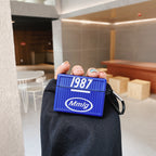 Retro Korean black and white AirPods headphone case