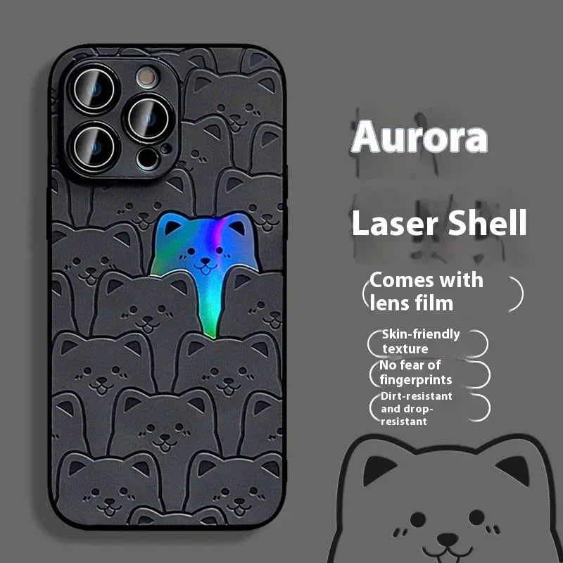 laser-full-screen-bear-iphone-case - Viexta