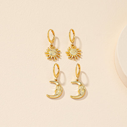 Pair Crescent Trendy Earrings