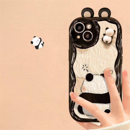 3D Panda iPhone Case