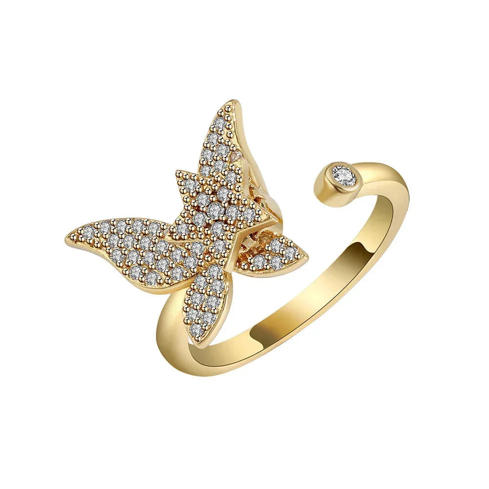 golden-butterfly-spinning-ring - Viexta