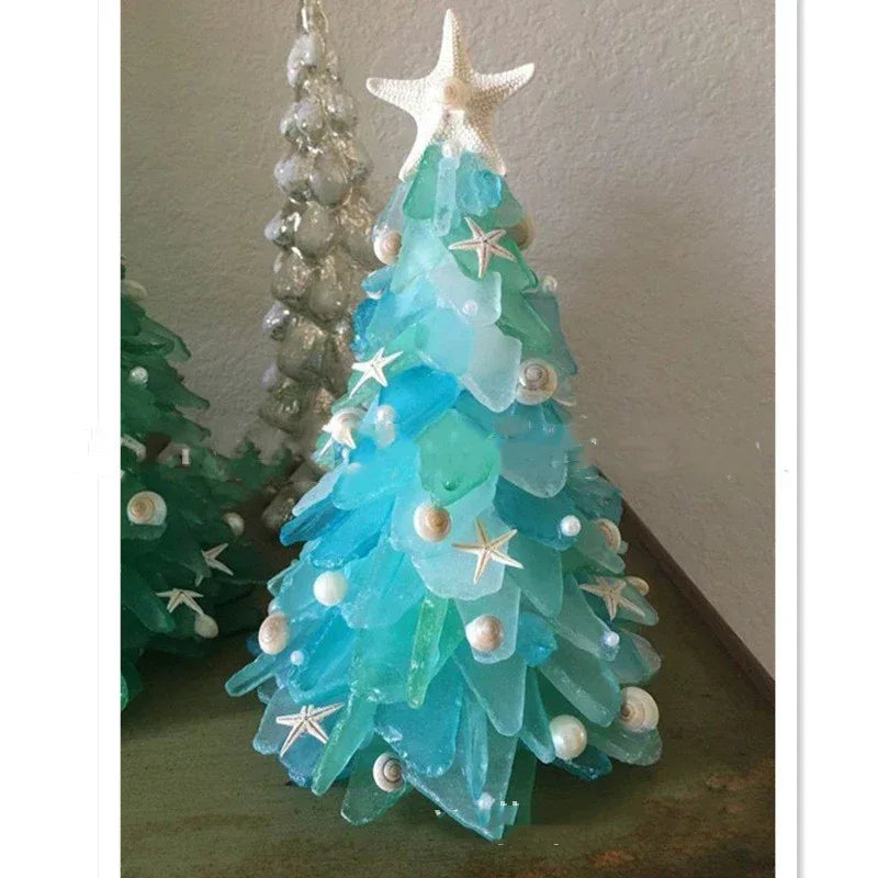 diy-christmas-decoration-blue-christmas-tree-glass-creative-unique-decoration - Viexta