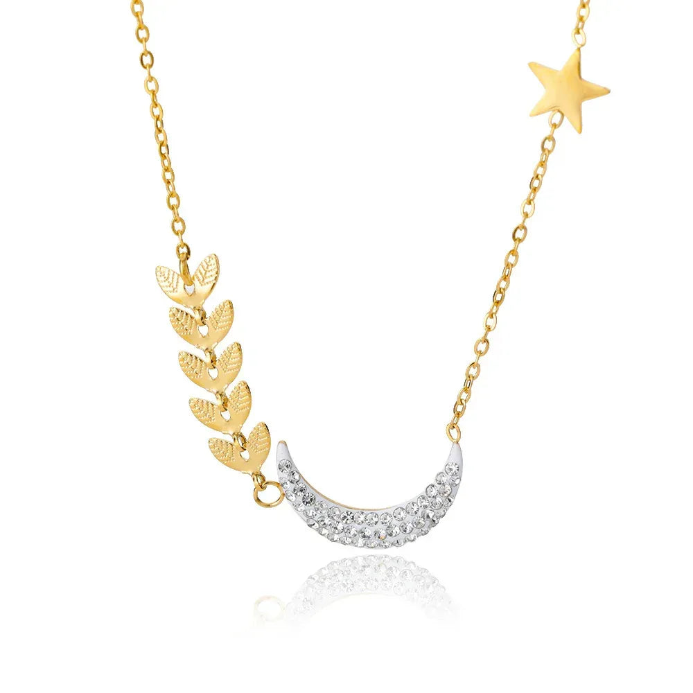 Heart Shaped Titanium Steel Necklace - Viexta