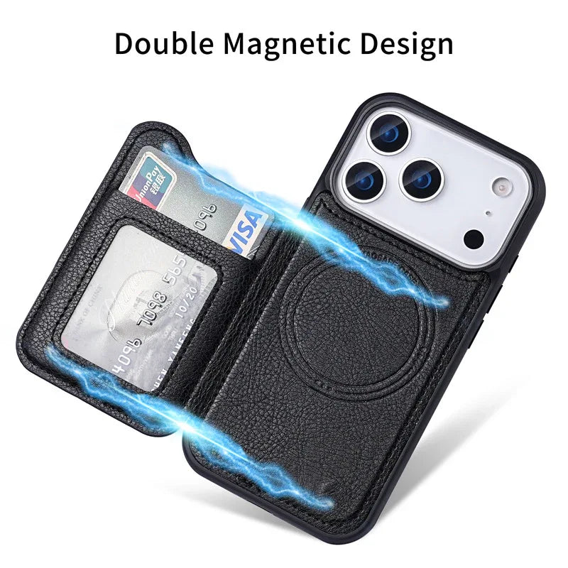 Home Magnetic Leather iPhone Case - Viexta