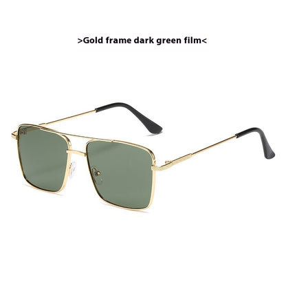 Metal Frame Sunglasses Retro Lens