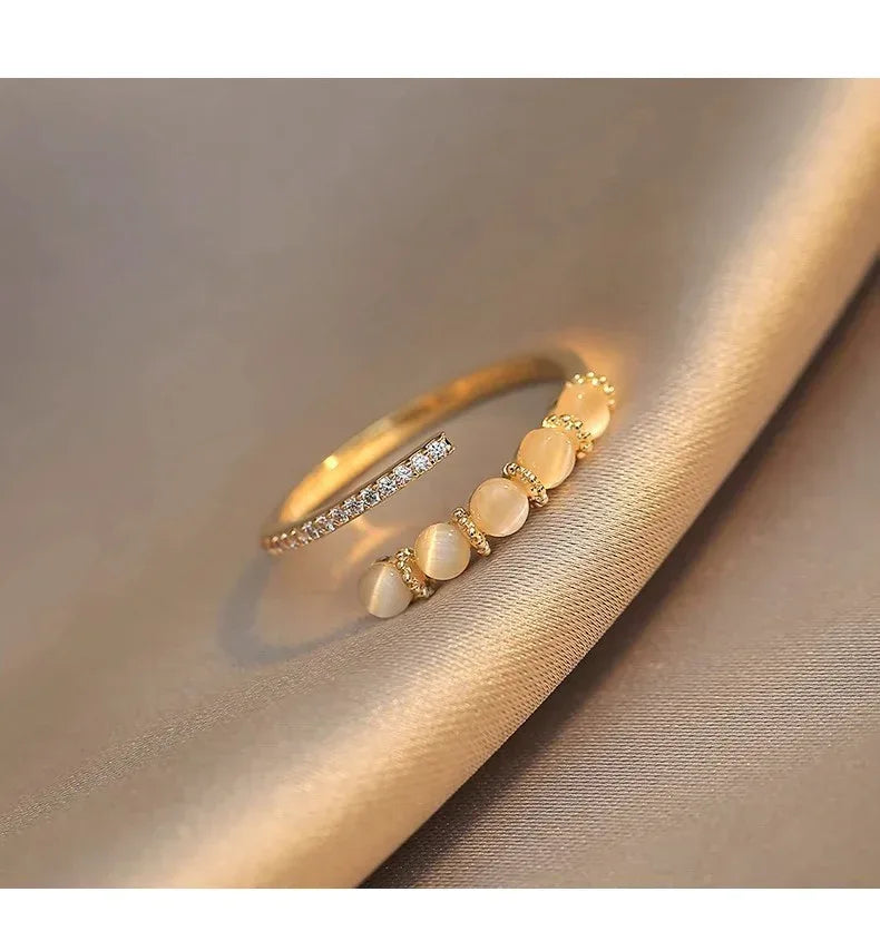 Double Layer Zircon Ring - Viexta