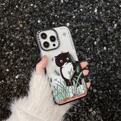 Little Black Cat iPhone Case