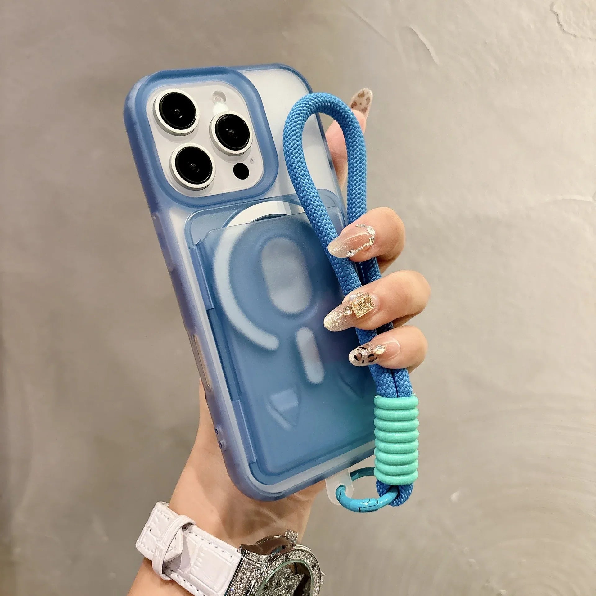 Sleek Light-luxury Magnetic Card-slot iPhone Case - Viexta