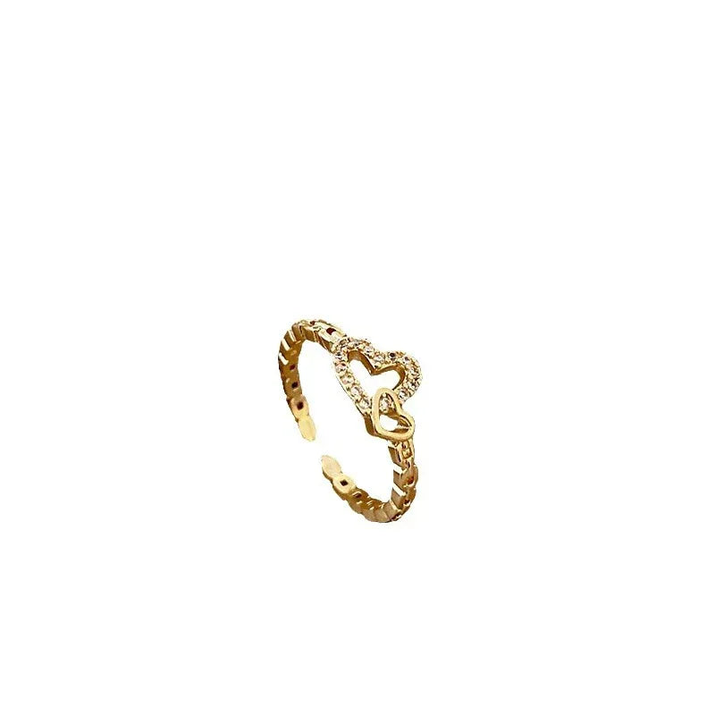 Double Layer Zircon Ring - Viexta