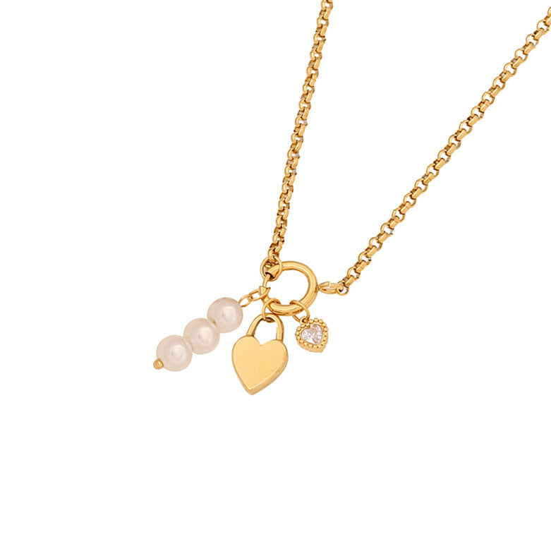 18k Love Heart Necklace