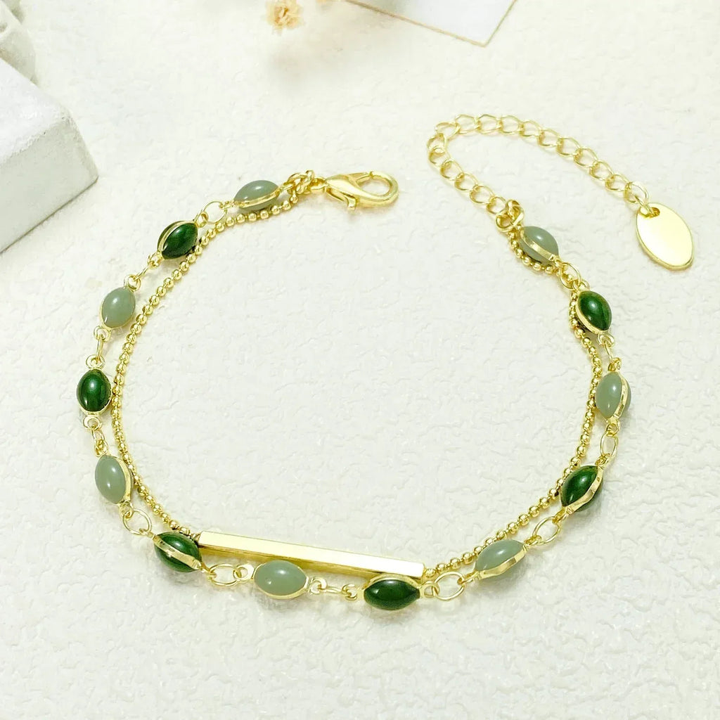 18k French Double-layer Bracelet For Women - Viexta