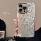 Anti-fall Feather Yarn Laser Lens Protector iPhone Case - Viexta
