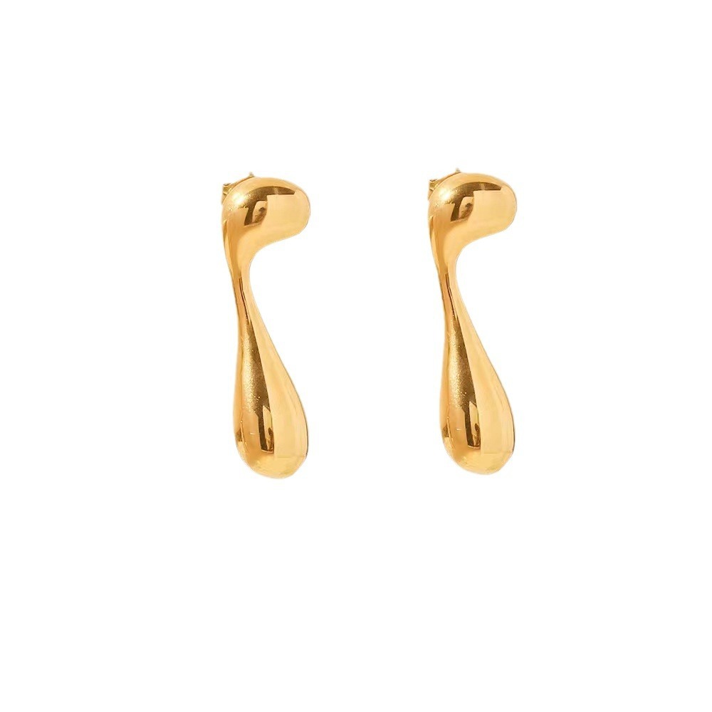 Musical Note Water Drop Ear Studs