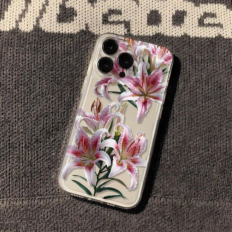 Versatile Flower Transparent TPU iPhone Case - Viexta