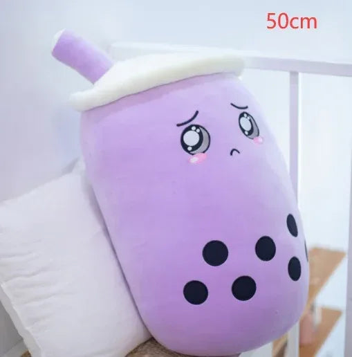 Fruit Drink Plush Stuffed Strawberry Boba Tea Cup Toy - Viexta