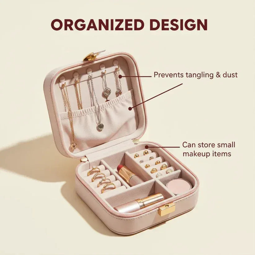 Travel Jewelry Organizer Box - Viexta