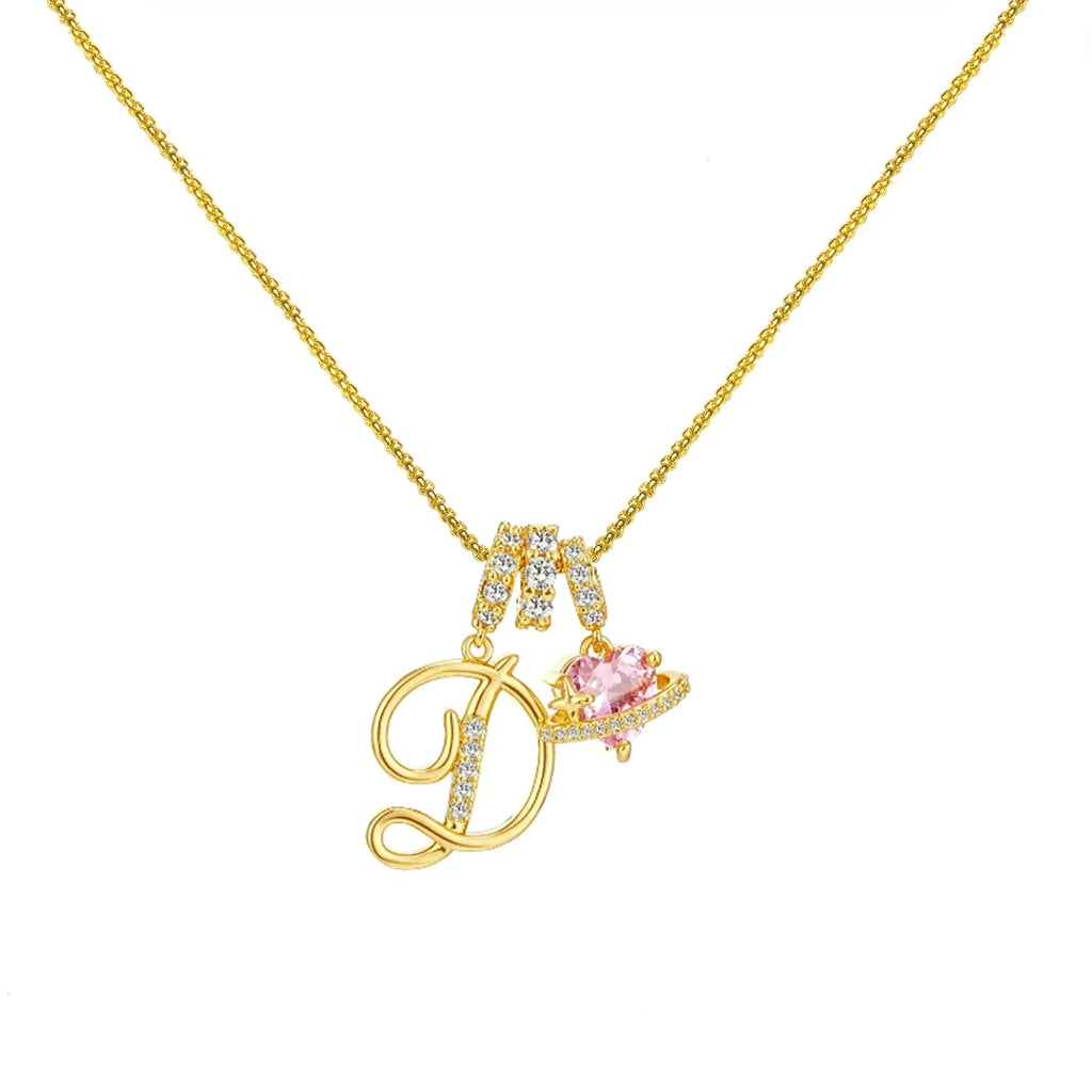 Dopamine 26 English Letter Necklace - Viexta