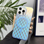 Laser Gradient Drop-resistant Frosted Magnetic iPhone Case - Viexta