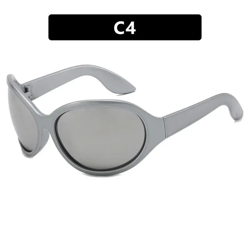 Large Rim Exaggerated Internet-famous Sunglasses - Viexta