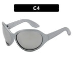 Large Rim Exaggerated Internet-famous Sunglasses - Viexta