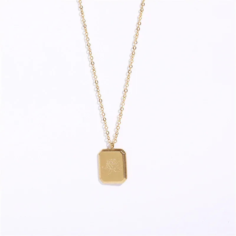 Birth Flower Necklace - Viexta