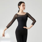Dress Mesh Top For Women Ballet Practice