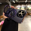 Frosted Rotating Gyro Magnetic iPhone Case - Viexta