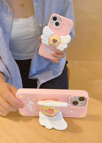 Silicone Angel Wings iPhone Case