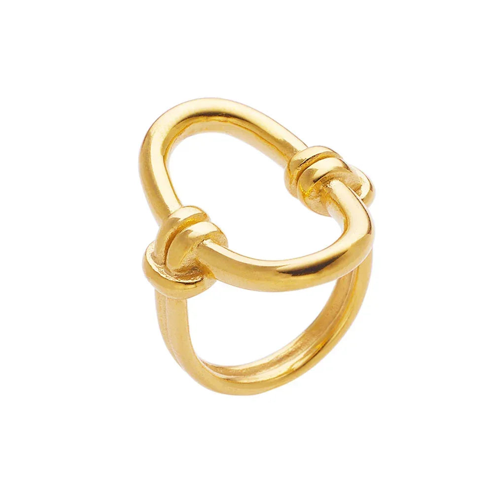 18k Zircon Multi-ring Stacked Ring - Viexta