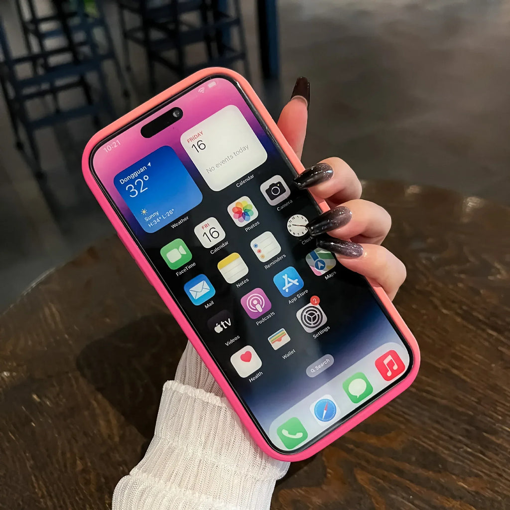 Oblique Stitching Gradient iPhone Case - Viexta