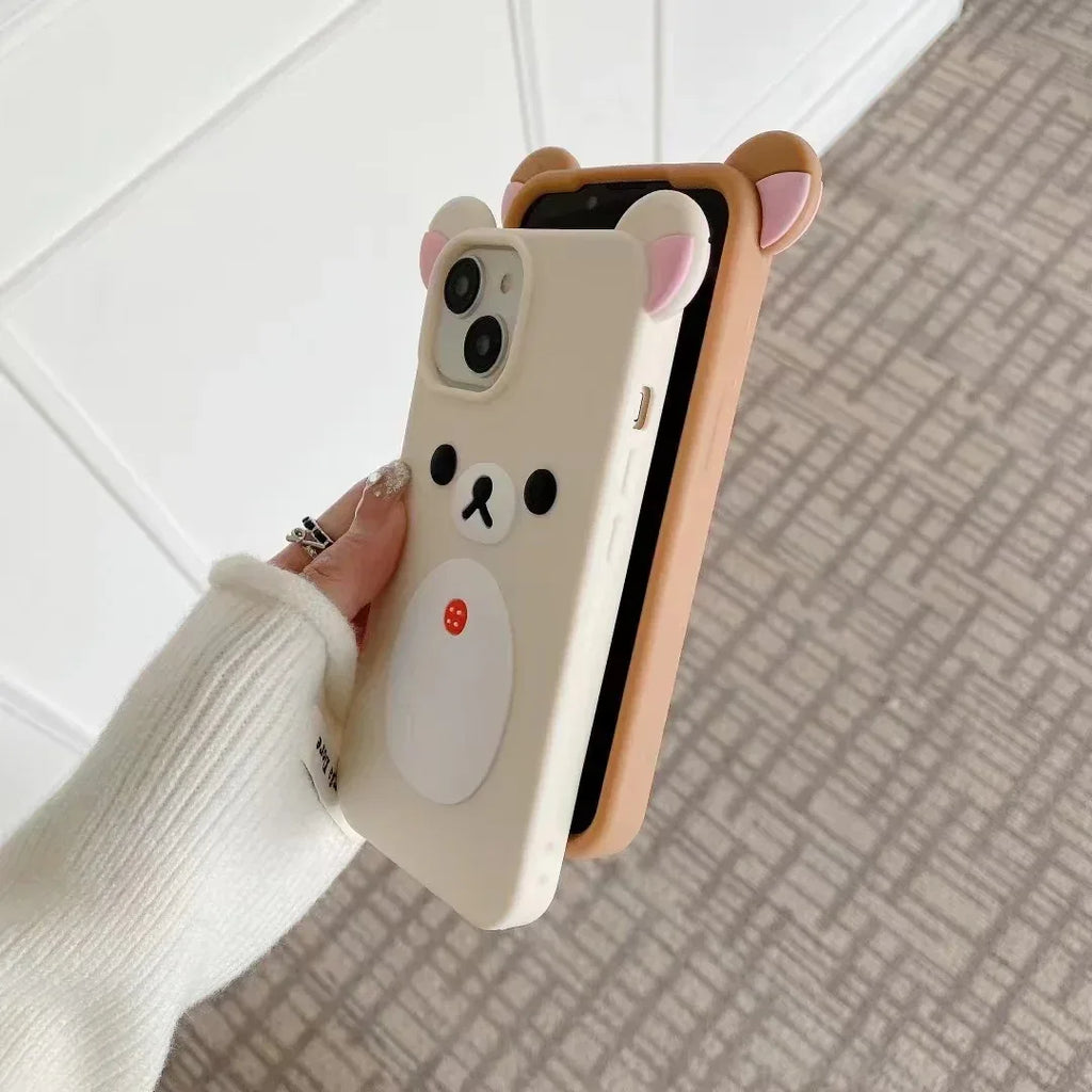 cute-cartoon-silicone-iphone-case - Viexta