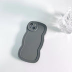 Liquid Solid Color Wavy Edge iPhone Case - Viexta