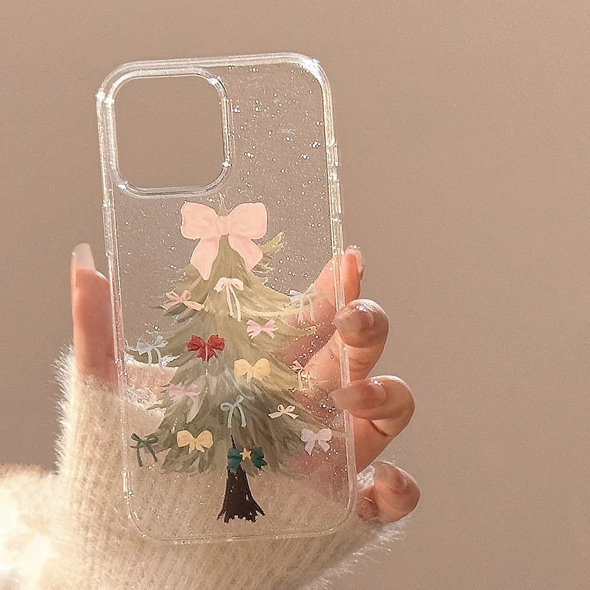 Bow-tie Christmas Tree iPhone Case