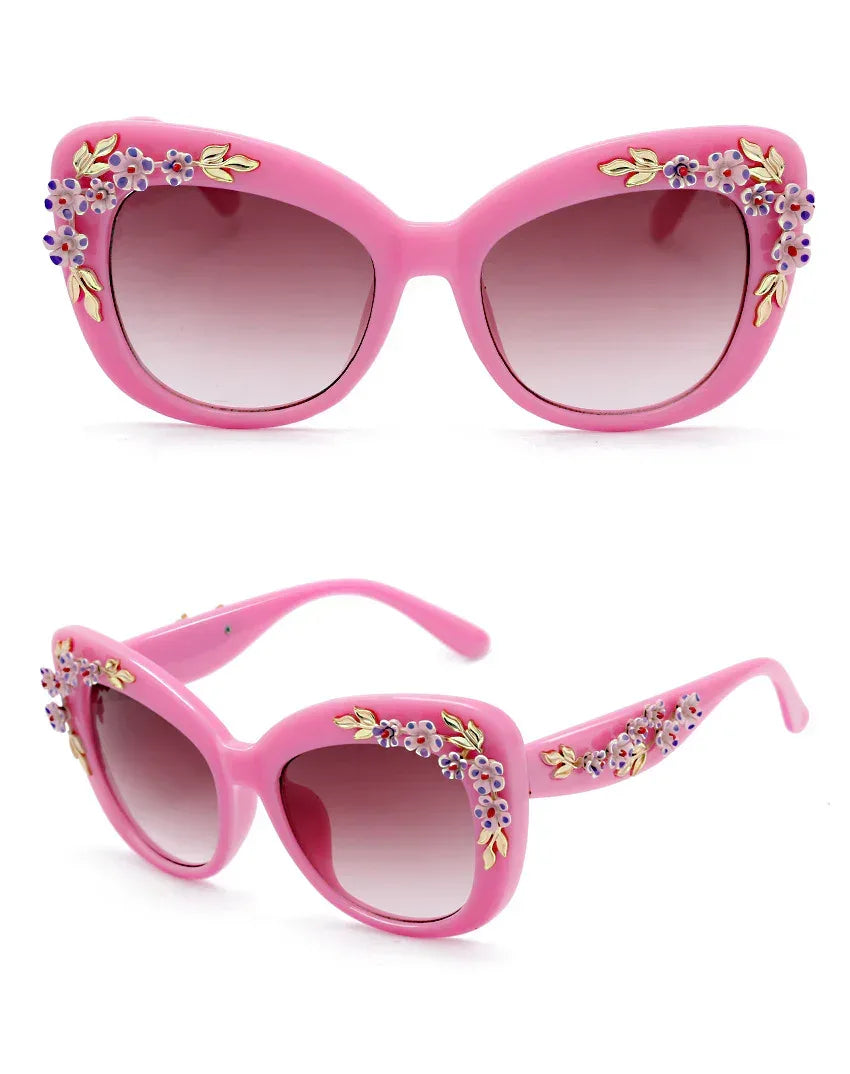 Women Sunglasses Flower - Viexta