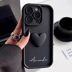 English iPhone Case With 3D Heart - Viexta