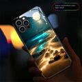 Incoming Light New Beach Moon Glass iPhone Case - Viexta