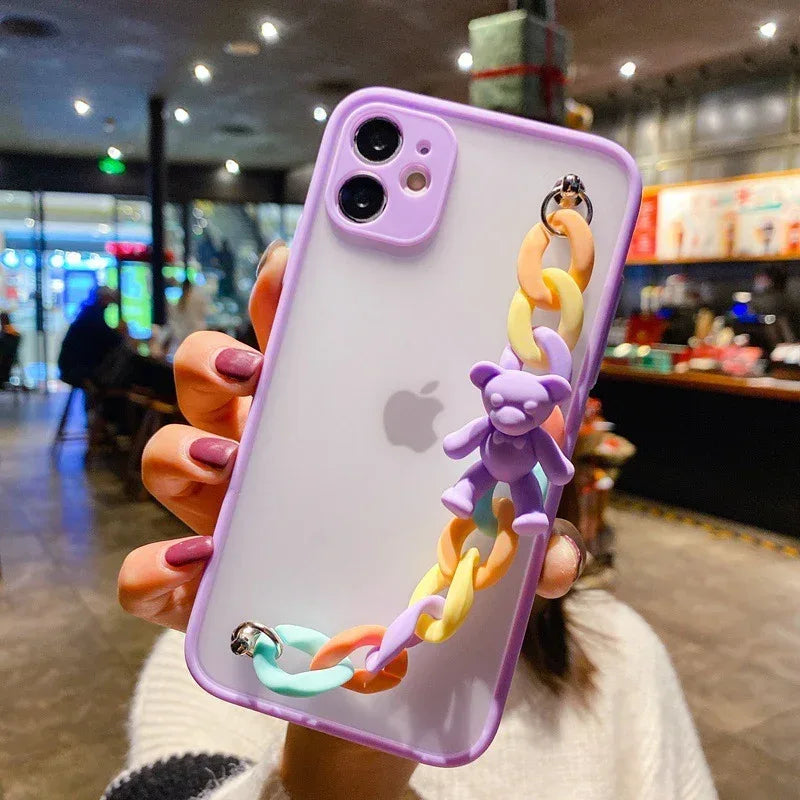 bear-bracelet-silicone-iphone-case - Viexta