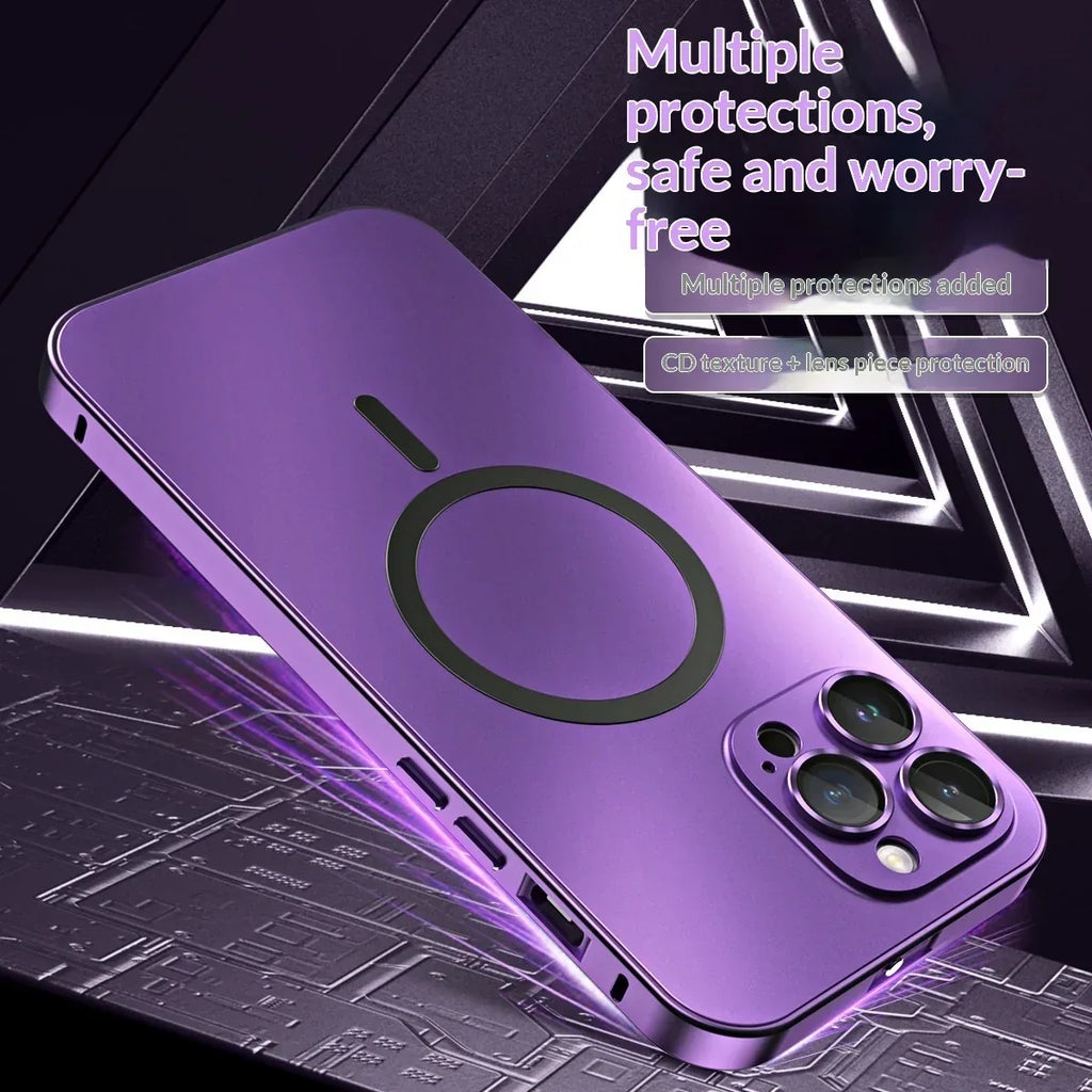 Full-coverage iPhone Case With A Magnetic Snap Closure For Wireless Charging - Viexta