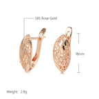 Hollow Pattern Heart-shaped Earrings