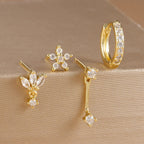 Zircon Stud Earrings