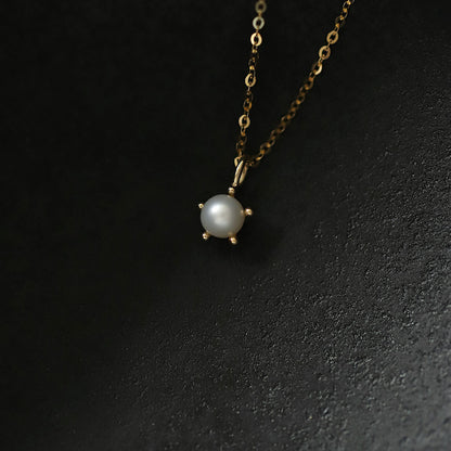 S925 Sterling Silver Pearl Necklace