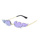 personalized-trend-flame-shaped-sunglasses - Viexta