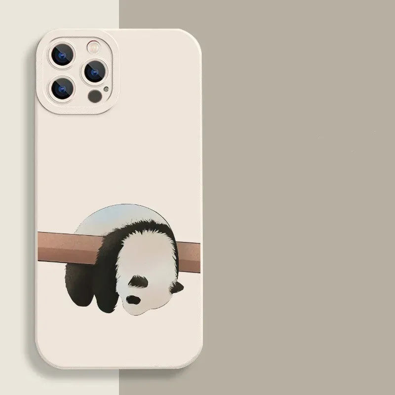 Panda Cute Cartoon iPhone Case - Viexta